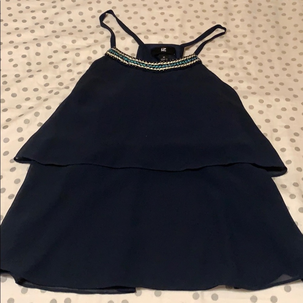 Navy tank top